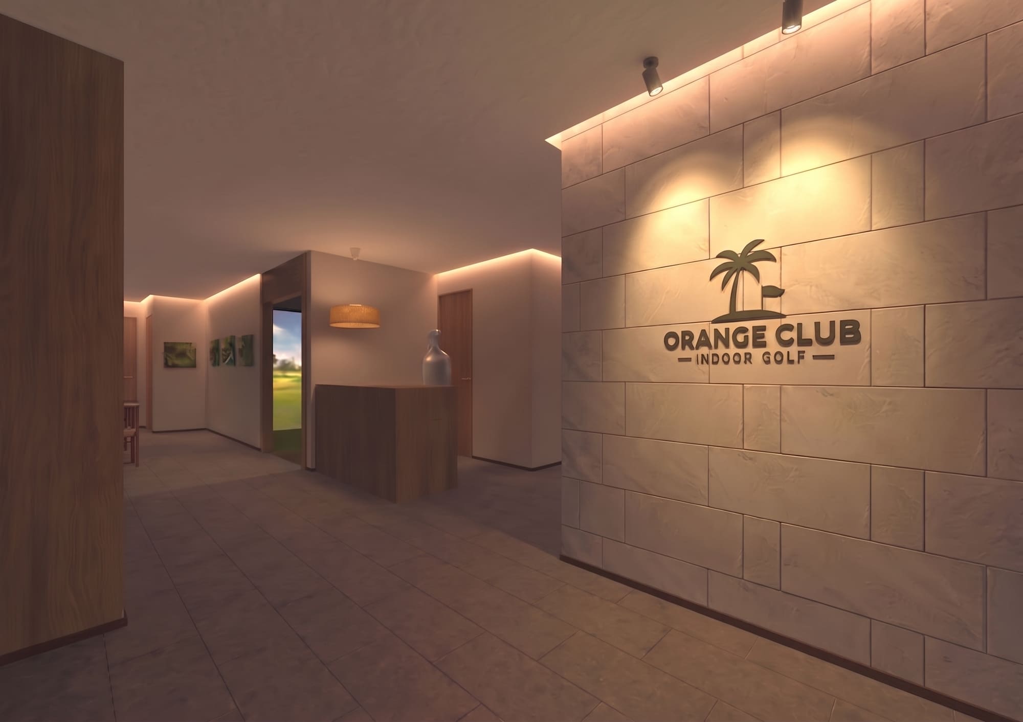 Orange Clubの店内